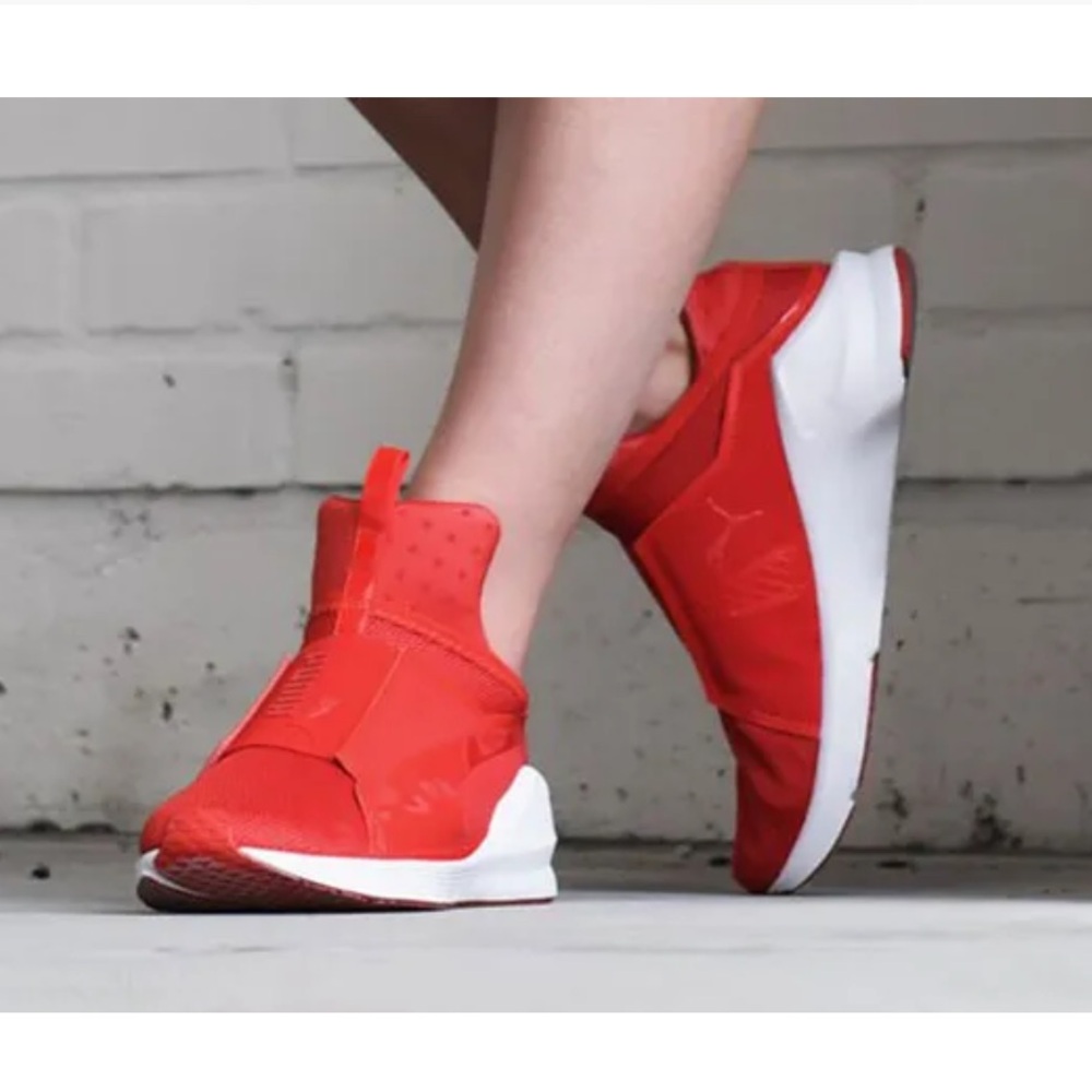 Kylie Jenner Red Puma Running Shoes, Sneakers DS2016